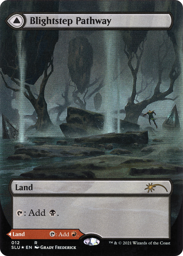 Blightstep Pathway (Borderless) (SLU-012) - Secret Lair: Ultimate Edition: (Showcase) Foil