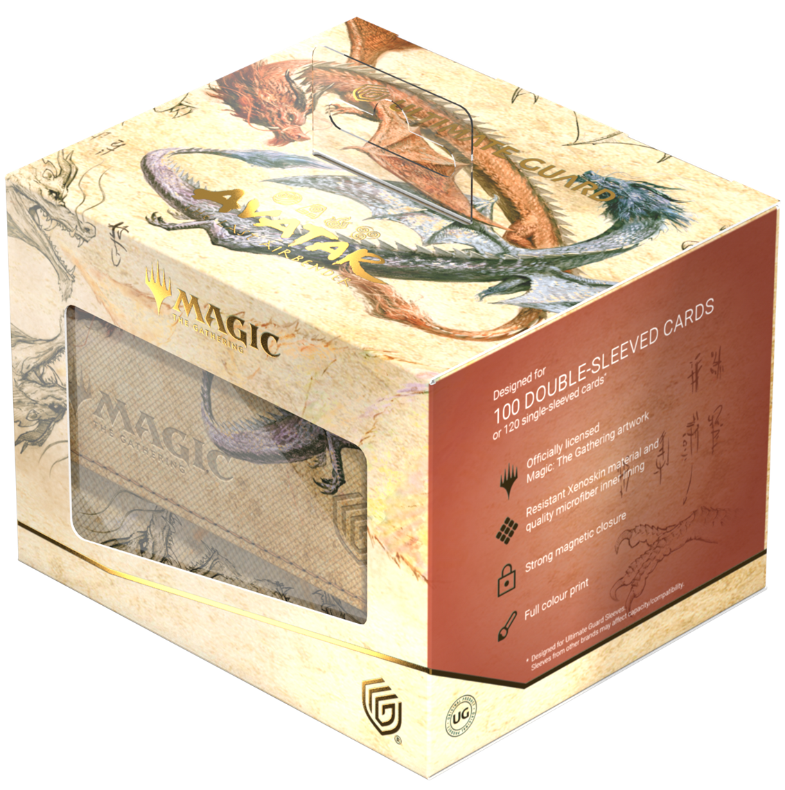 Ultimate Guard Deck Case Sidewinder 100+ Xenoskin MTG Avatar: Ran and Shaw
