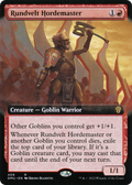 Rundvelt Hordemaster (Extended Art) (DMU-409) - Dominaria United: (Extended Art) Foil