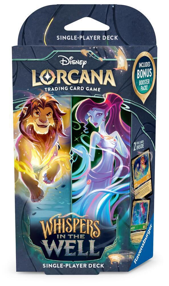 Disney Lorcana: Whispers In The Well Amber / Emerald Starter