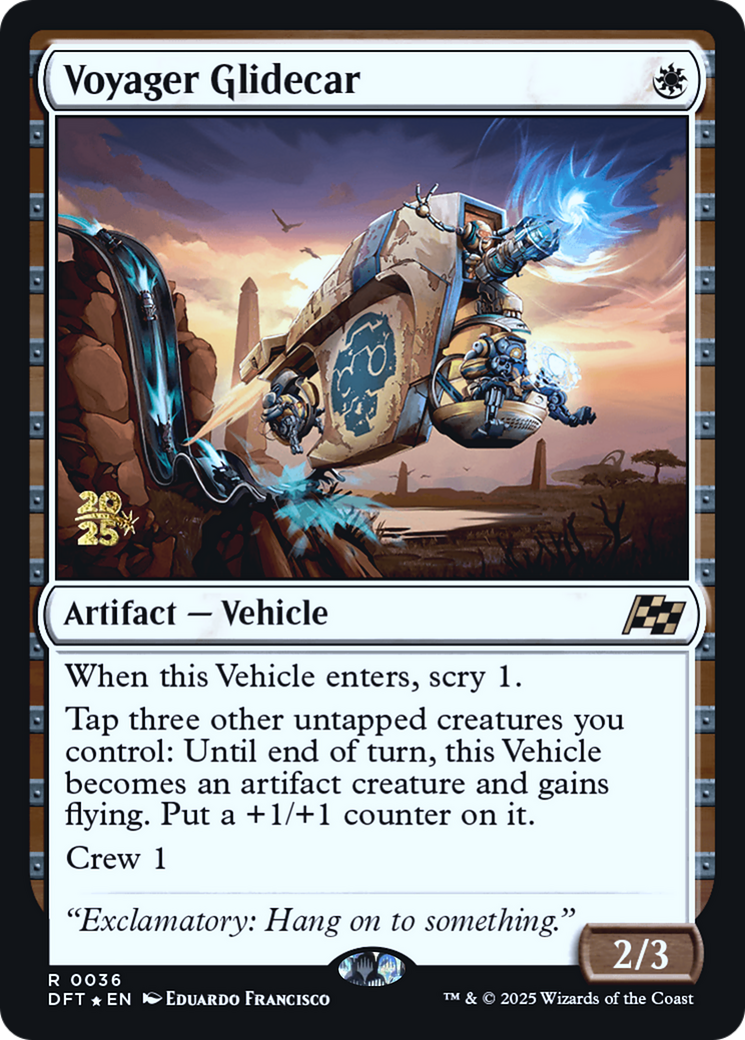 Voyager Glidecar (PRE-036) - Prerelease Cards Foil