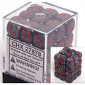 Chessex 36 D6 Velvet Black/Red