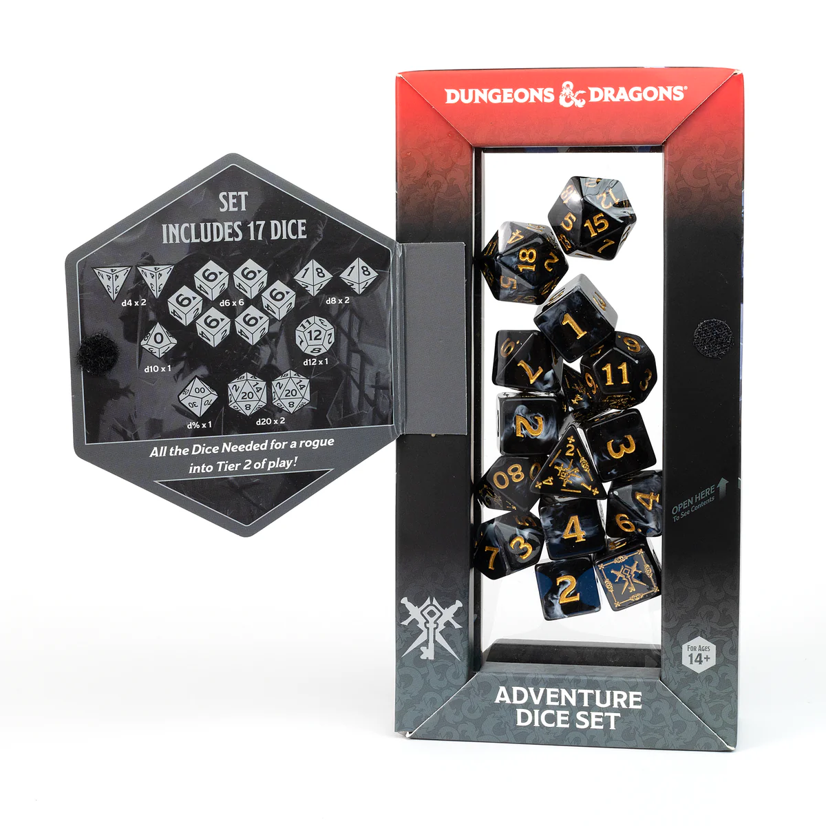 D&D Adventure Dice: Rogue Black