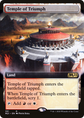 Temple of Triumph (Extended Art) (M21-391) - Core Set 2021: (Extended Art) Foil