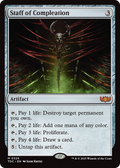 Staff of Compleation (TDC-326) - Commander: Tarkir: Dragonstorm