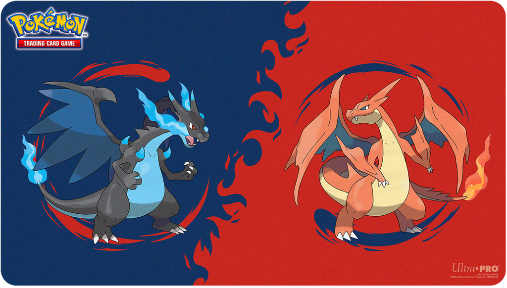 Pokemon TCG: Mega Charizard X & Mega Charizard Y Playmat