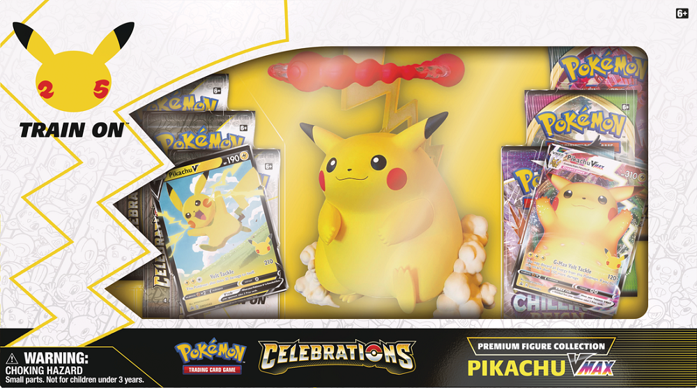 Pokemon TCG: Celebrations Pikachu Vmax Premium Figure Collection
