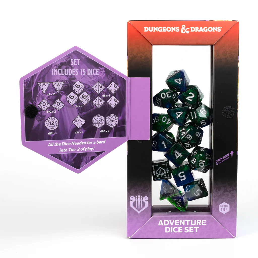 D&D Adventure Dice: Bard Blue