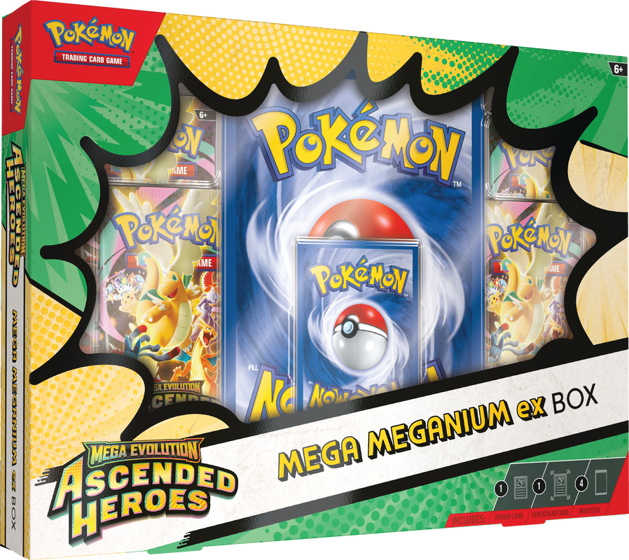 Pokemon TCG: Ascended Heroes Mega Meganium / Feraligator / Emboar EX Box