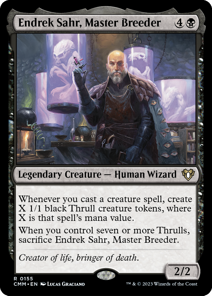 Endrek Sahr, Master Breeder (CMM-155) - Commander Masters Foil
