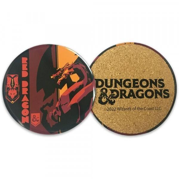 D&D Monsters 4 Piece Metal Coaster Set