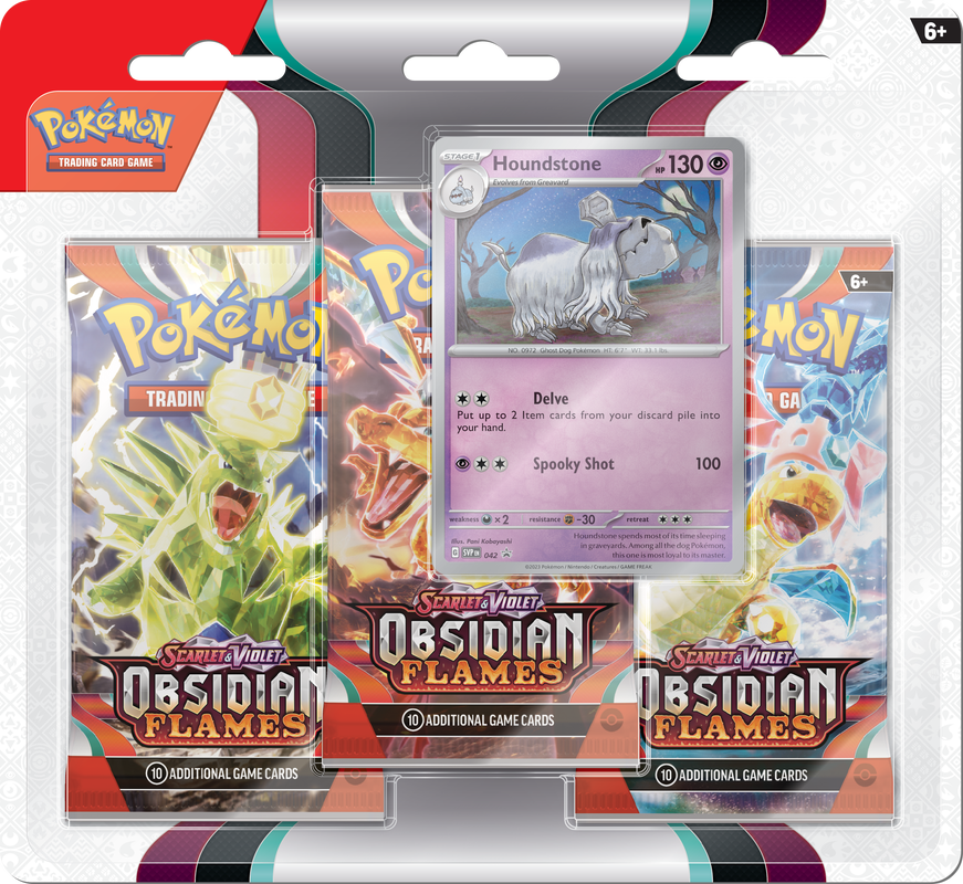 Pokemon TCG: Obsidian Flames 3pk Blister