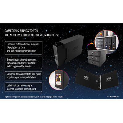 Star Wars Unlimited: Premium Cardport 24 Pocket: Black