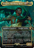 Aragorn, Hornburg Hero (Borderless) (LTC-492) - Tales of Middle-earth Commander Foil