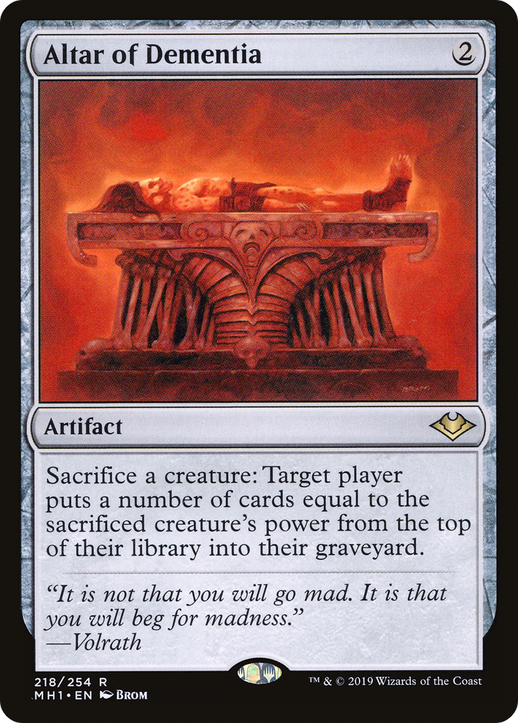 Altar of Dementia (MH1-218) - Modern Horizons