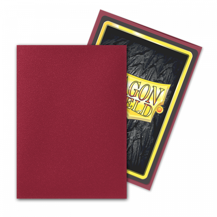 Dragon Shield Matte Sleeves: 100CT Blood Red