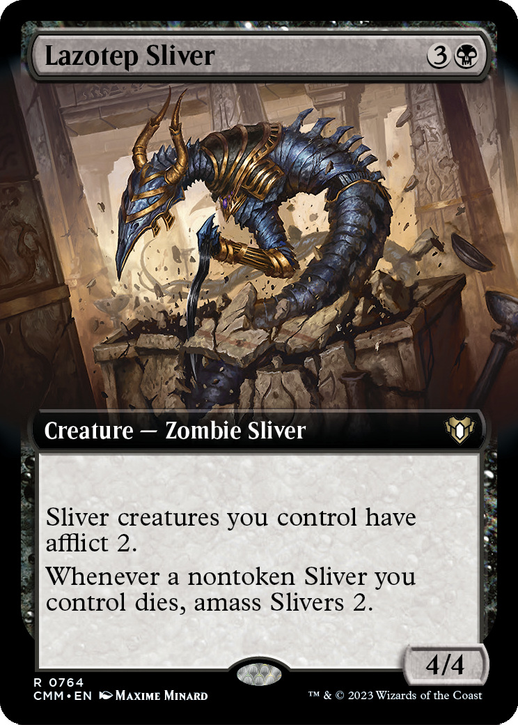 Lazotep Sliver (Extended Art) (CMM-764) - Commander Masters: (Extended Art) Foil