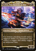Isshin, Two Heavens as One (Showcase) (NEO-328) - Kamigawa: Neon Dynasty: (Showcase) Foil