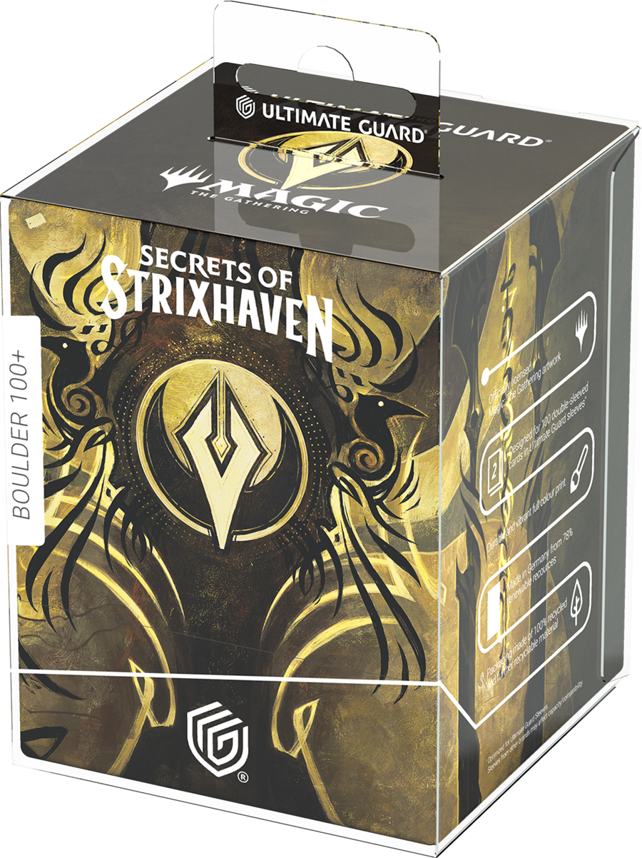Ultimate Guard: Deck Case Boulder 100+ MTG Secrets Of Strizhaven Silverquill