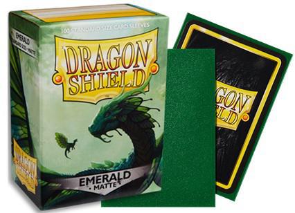 Dragon Shield Matte Sleeves: 100CT Emerald