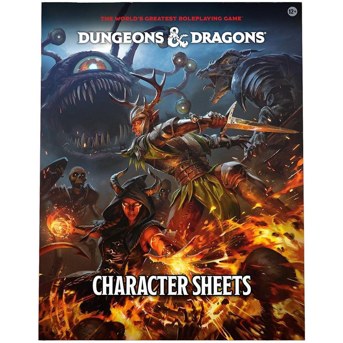 D&D 5e: Character Sheets (2024)