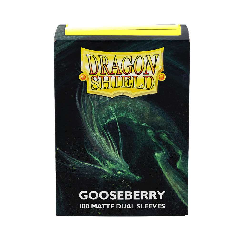 Dragon Shield Matte Dual Sleeves: 100CT Gooseberry