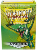 Dragon Shield Matte Sleeves: 100CT Apple Green