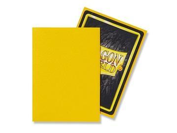 Dragon Shield Matte Sleeves: 100 CT Yellow