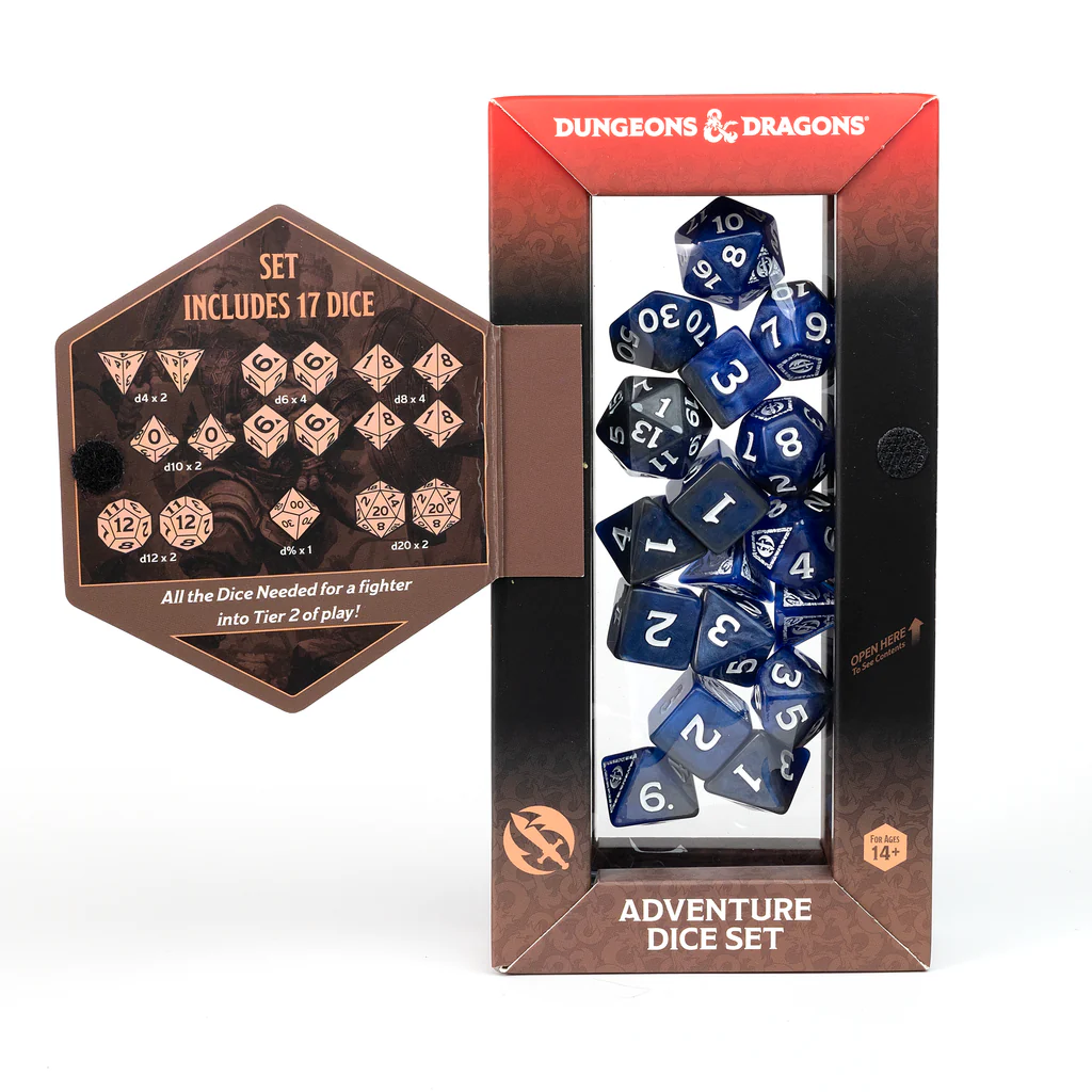 D&D Adventure Dice: Fighter Blue