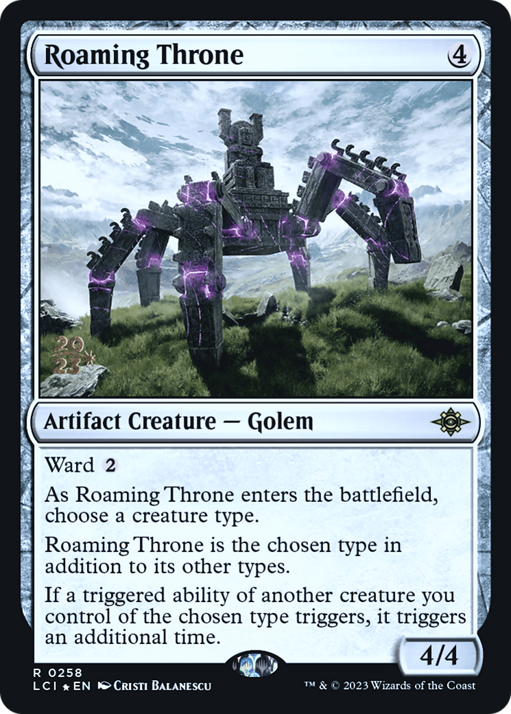 Roaming Throne (PRE-258) - The Lost Caverns of Ixalan Promos Foil