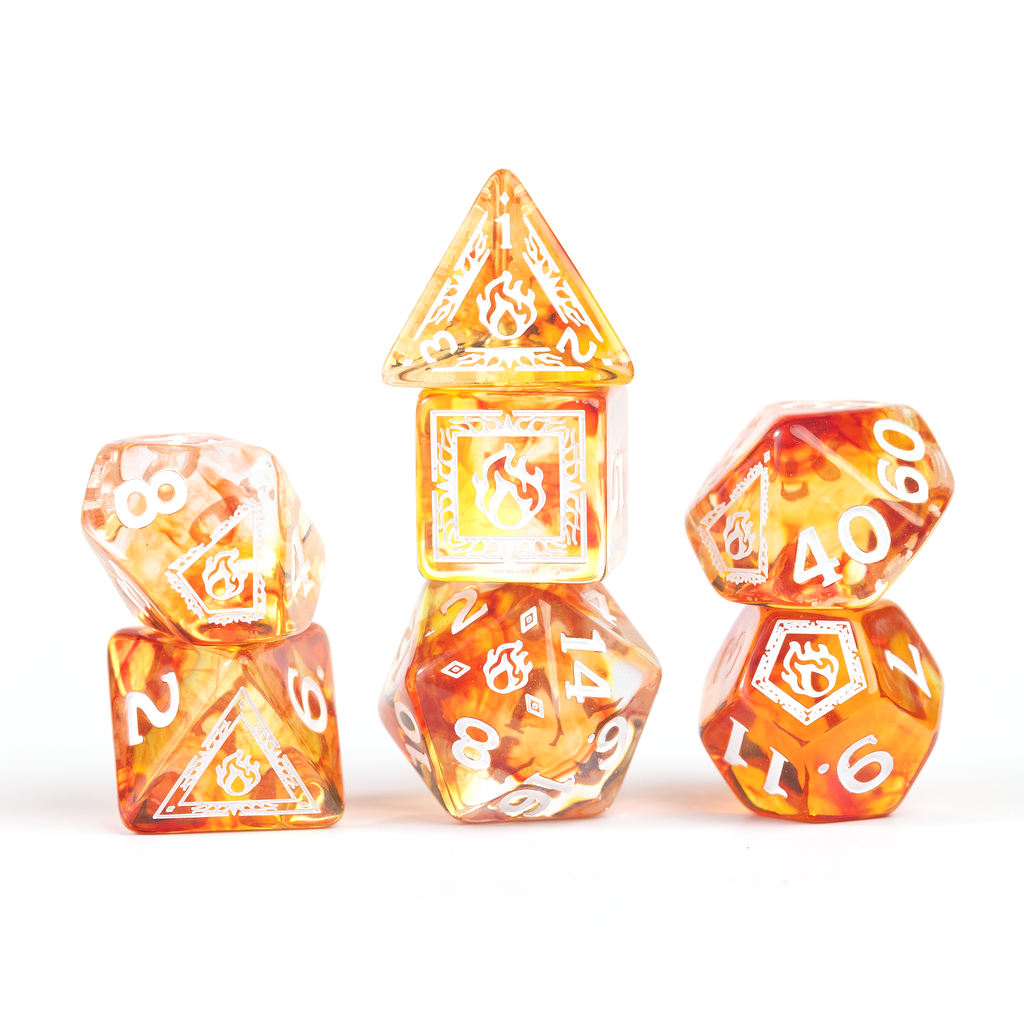 D&D Adventure Dice: Sorcerer Orange