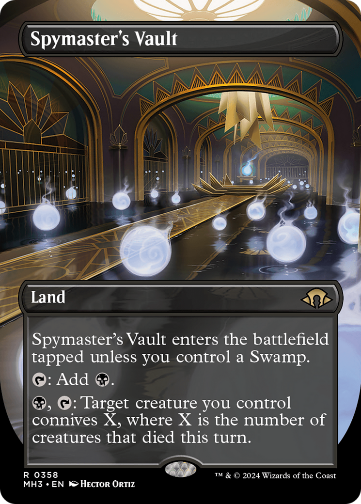 Spymaster's Vault (Borderless) (MH3-358) - Modern Horizons 3 Foil