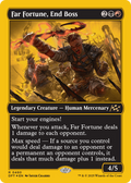 Far Fortune, End Boss (First-Place Foil) (DFT-480) - Aetherdrift Foil