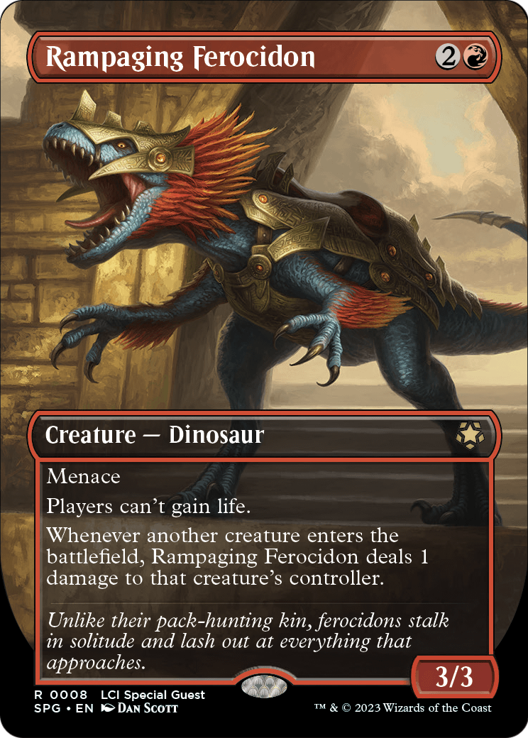 Rampaging Ferocidon (Borderless) (SPG-008) - Special Guests