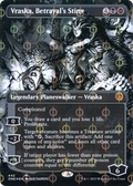 Vraska, Betrayal's Sting (Borderless) (Step-and-Compleat Foil) (ONE-442) - Phyrexia: All Will Be One: (Showcase) Foil