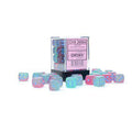 Chessex 36 D6 Gemini Gel Green-Pink/ Blue