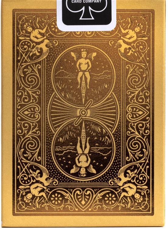 Bicycle Playing Cards: Metalluxe Holiday Gold