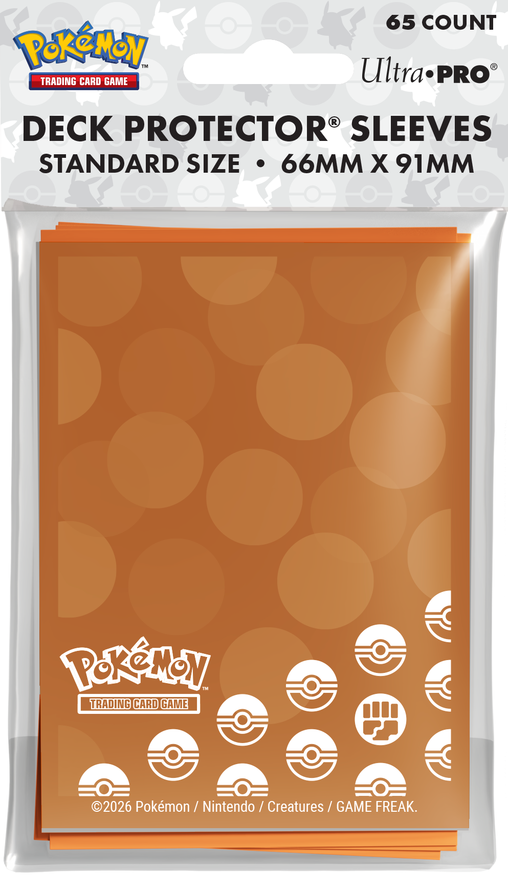 Ultra Pro Pokemon Sleeves: Energy Fighting Type 65CT