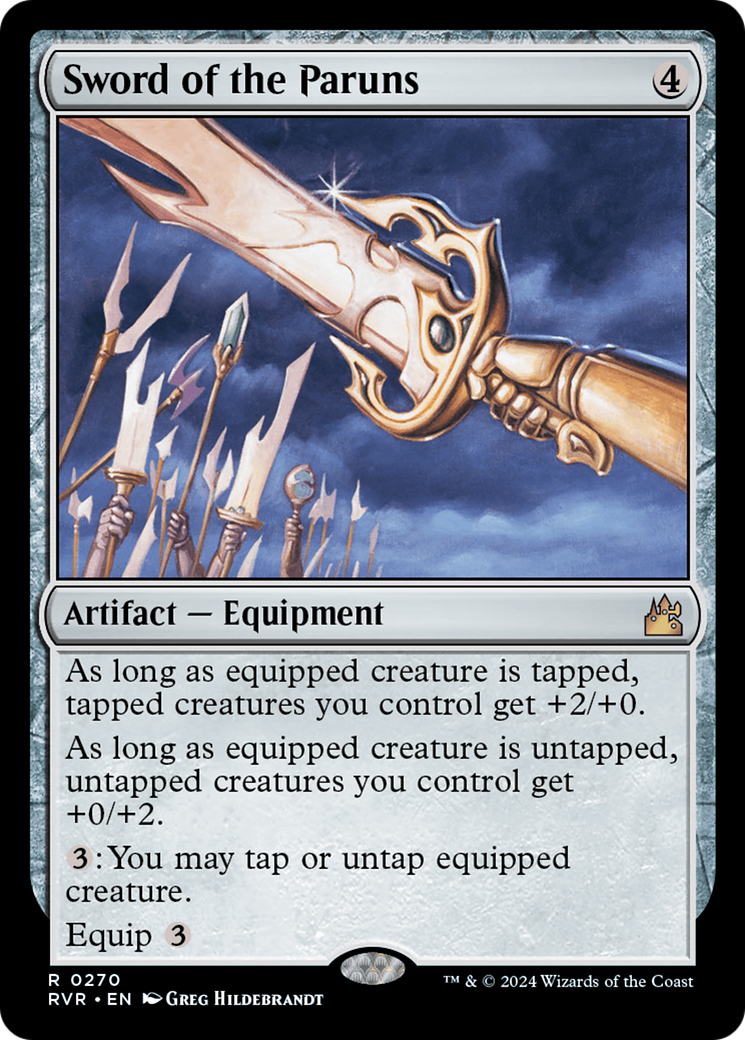 Sword of the Paruns (RVR-270) - Ravnica Remastered Foil