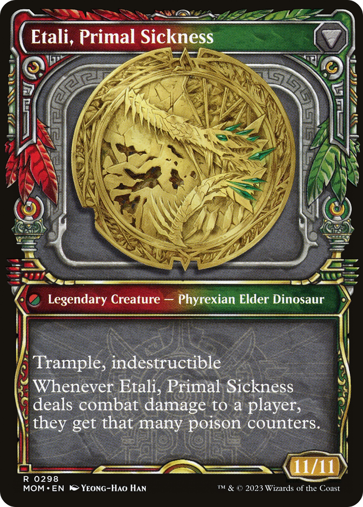 Etali, Primal Conqueror (Showcase) (MOM-298) - March of the Machine: (Showcase) Foil