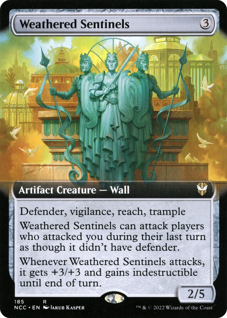 Weathered Sentinels (Extended Art) (NCC-185) - New Capenna Commander: (Extended Art)
