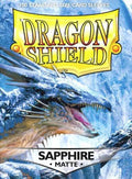 Dragon Shield Matte Sleeves: 100 CT Sapphire