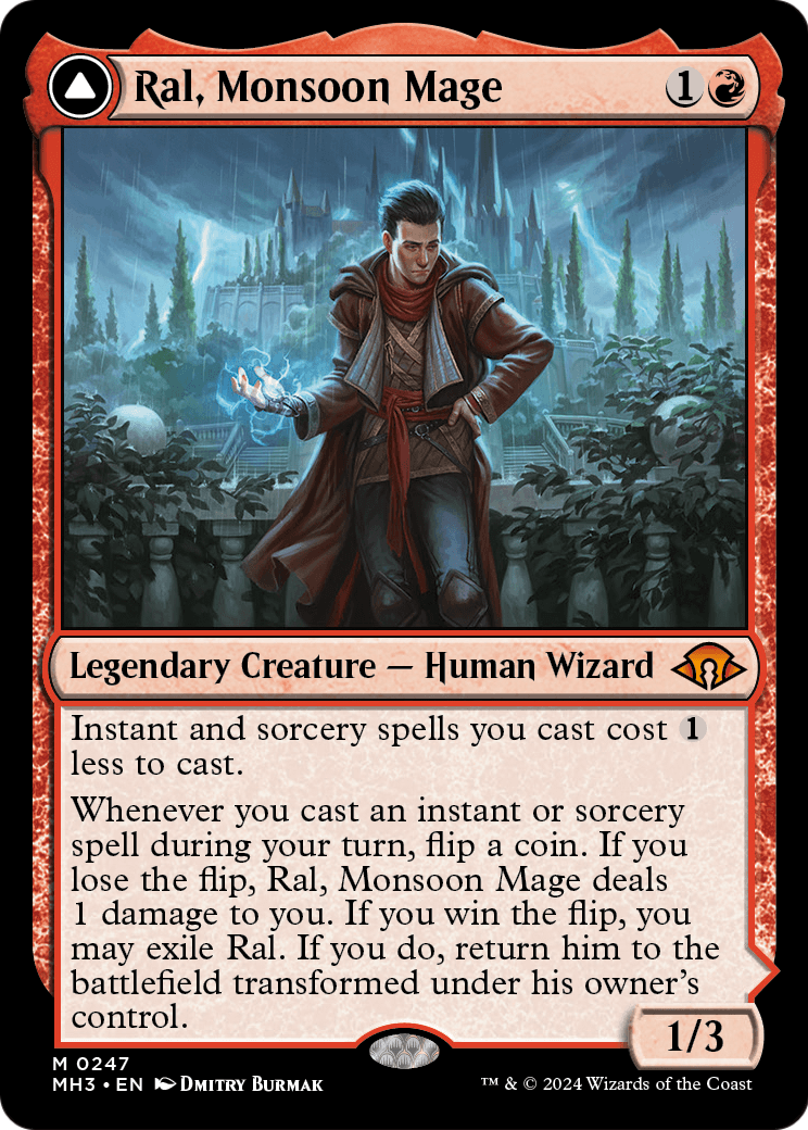 Ral, Monsoon Mage (MH3-247) - Modern Horizons 3 Foil