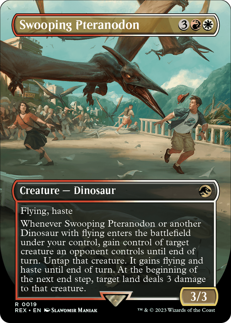 Swooping Pteranodon (Borderless) (REX-019) - Jurassic World Collection