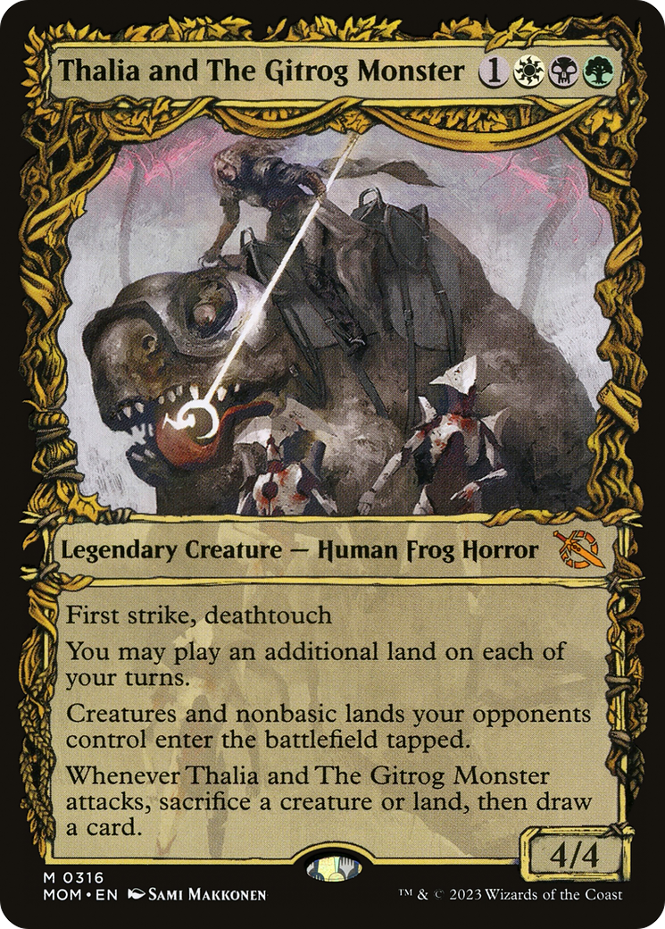 Thalia and The Gitrog Monster (Showcase) (MOM-316) - March of the Machine: (Showcase)