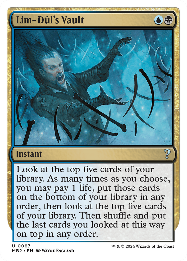 Lim-Dul's Vault (White Border) (MB2-087) - Mystery Booster 2