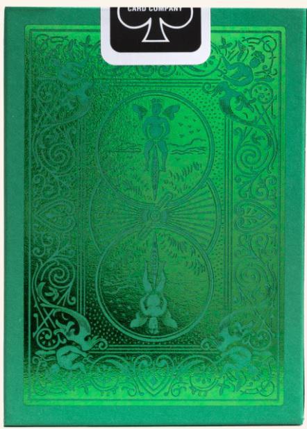 Bicycle Playing Cards: Metalluxe Holiday Green