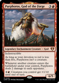 Purphoros, God of the Forge (CMM-246) - Commander Masters: (enchantment)