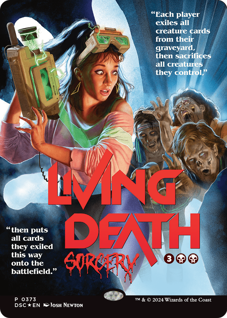 Living Death (Showcase) (DSC-373) - Duskmourn: House of Horror Commander (Borderless) Foil