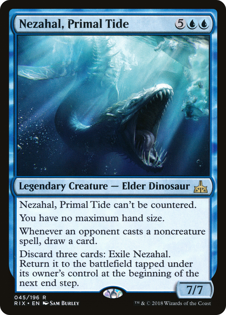 Nezahal, Primal Tide (RIX-045) - Rivals of Ixalan